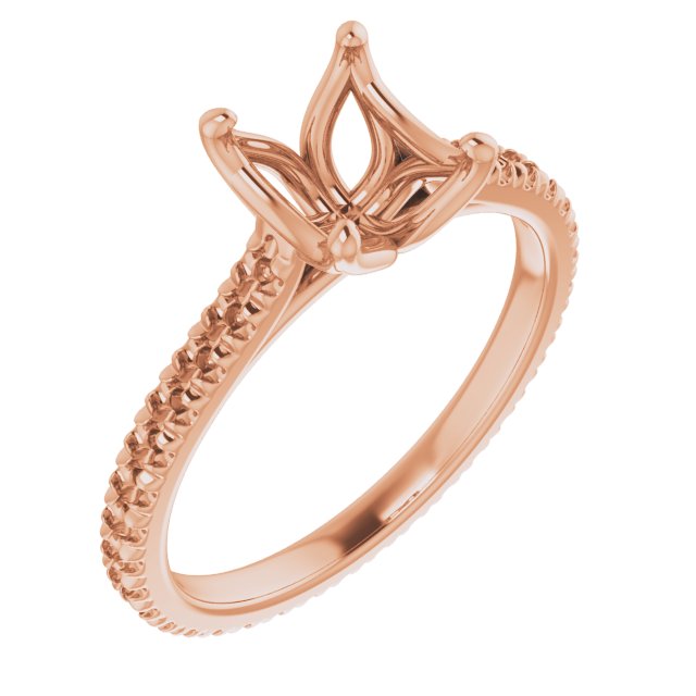 Accented Eternity-Style Engagement Ring