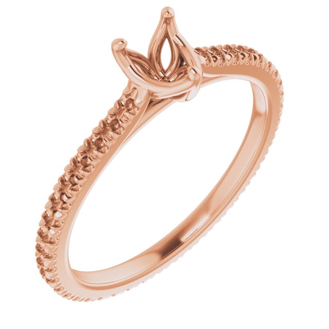 Accented Eternity-Style Engagement Ring