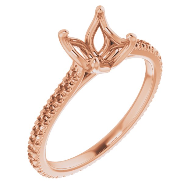 Accented Eternity-Style Engagement Ring