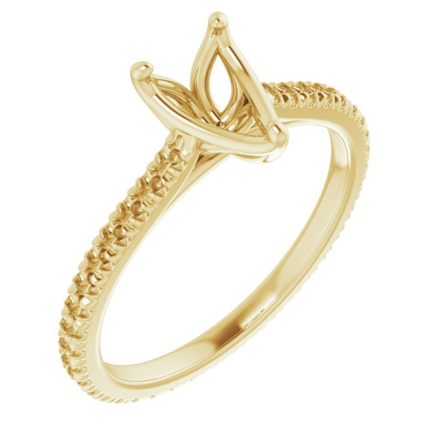Accented Eternity-Style Engagement Ring