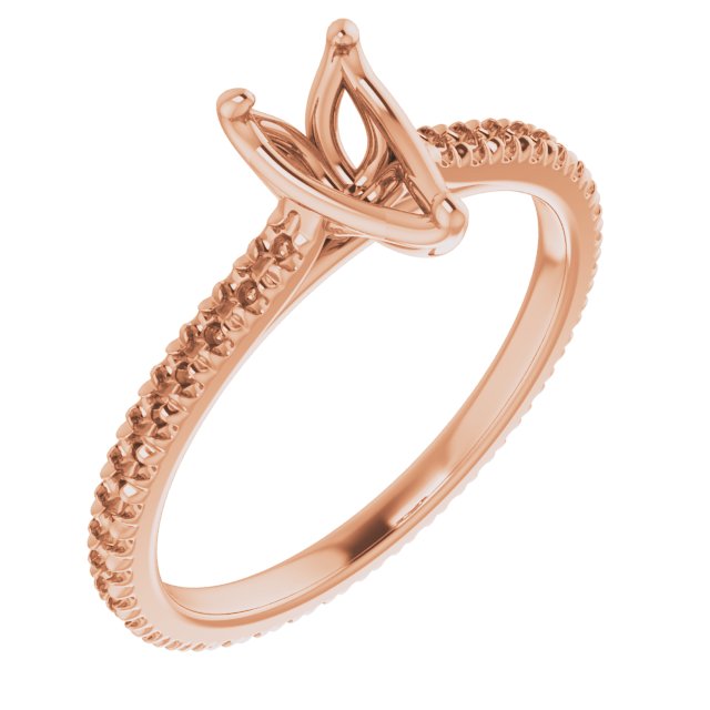 Accented Eternity-Style Engagement Ring
