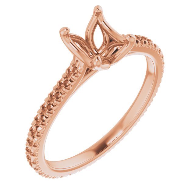 Accented Eternity-Style Engagement Ring