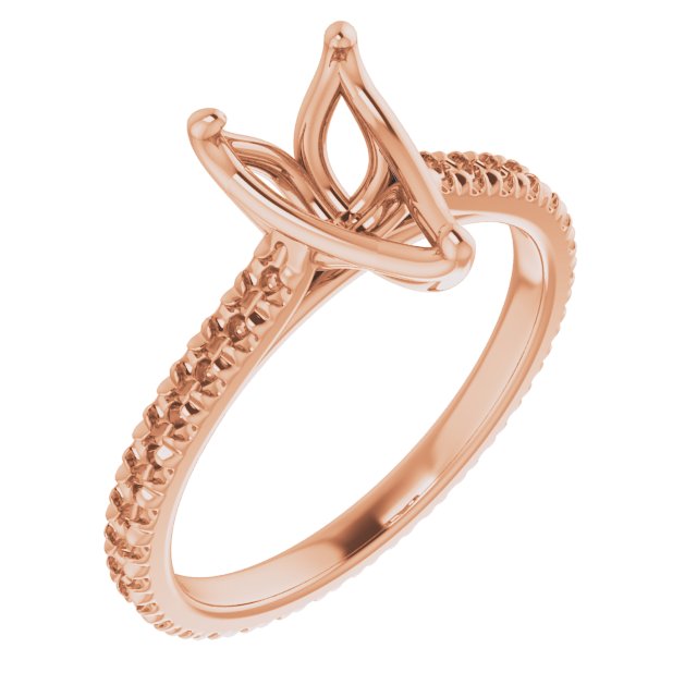 Accented Eternity-Style Engagement Ring