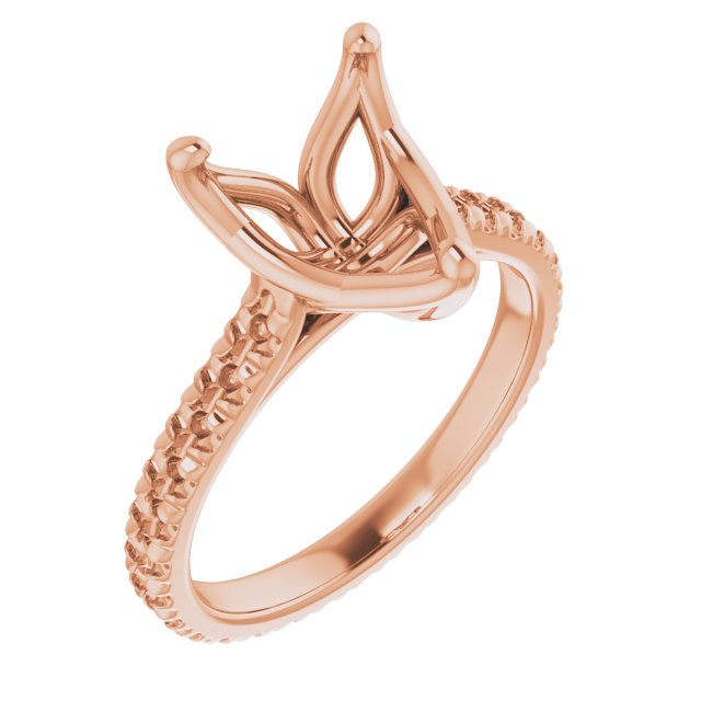Accented Eternity-Style Engagement Ring