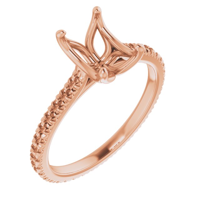 Accented Eternity-Style Engagement Ring