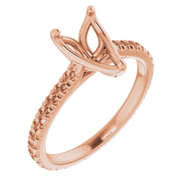 Accented Eternity-Style Engagement Ring
