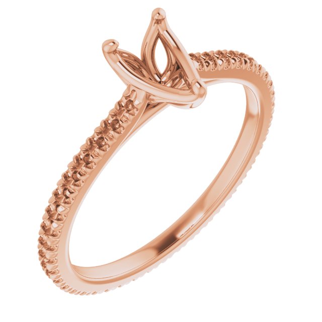 Accented Eternity-Style Engagement Ring
