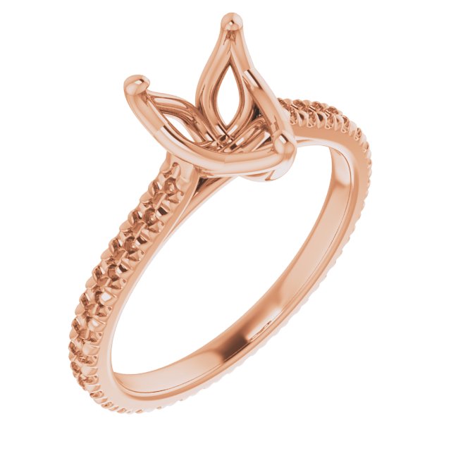 Accented Eternity-Style Engagement Ring