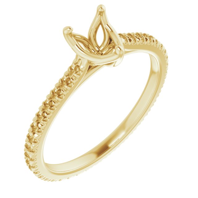 Accented Eternity-Style Engagement Ring