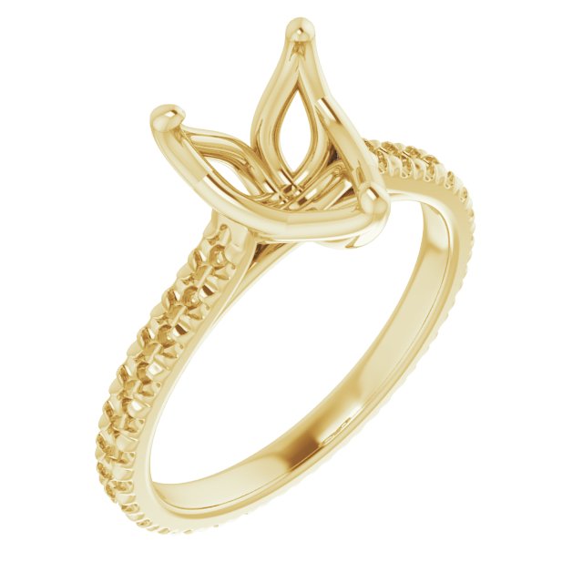 Accented Eternity-Style Engagement Ring