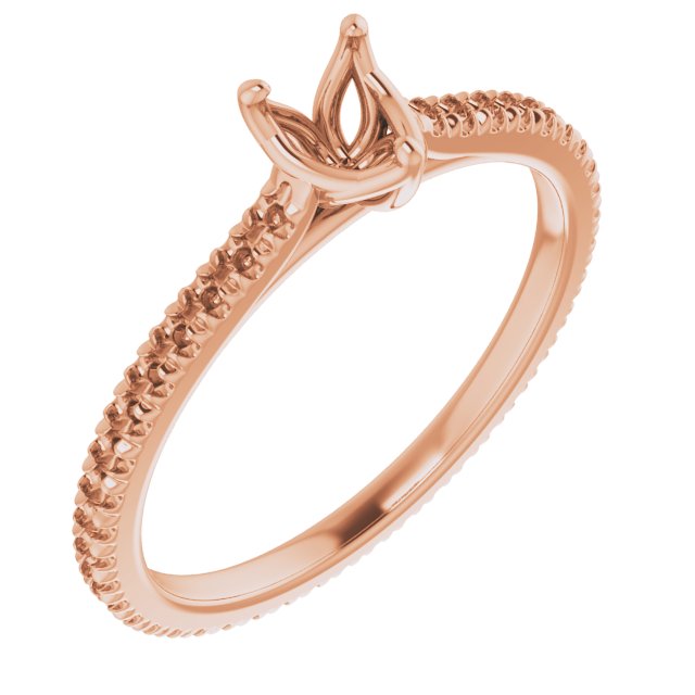 Accented Eternity-Style Engagement Ring