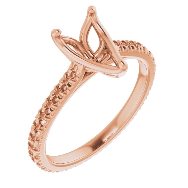 Accented Eternity-Style Engagement Ring