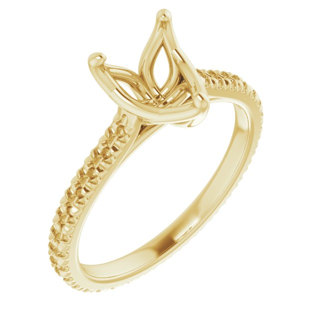 Accented Eternity-Style Engagement Ring