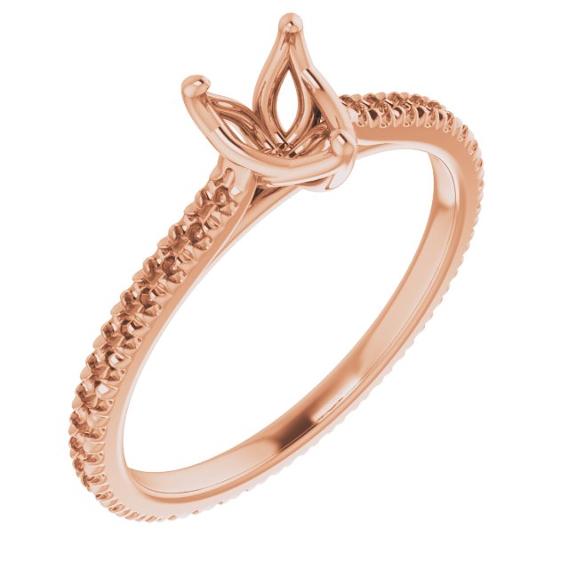 Accented Eternity-Style Engagement Ring