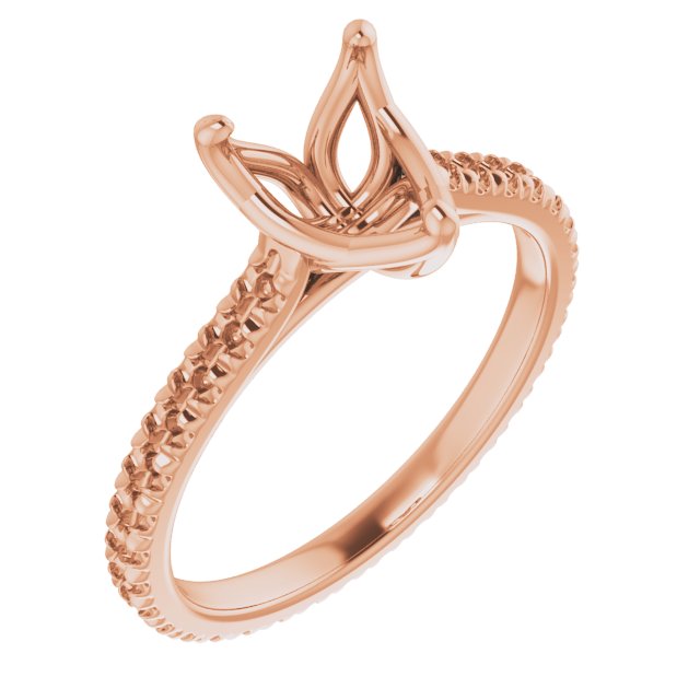 Accented Eternity-Style Engagement Ring