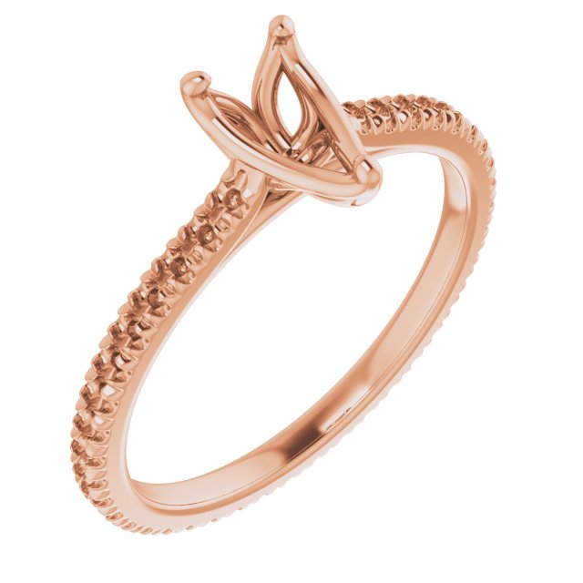 Accented Eternity-Style Engagement Ring