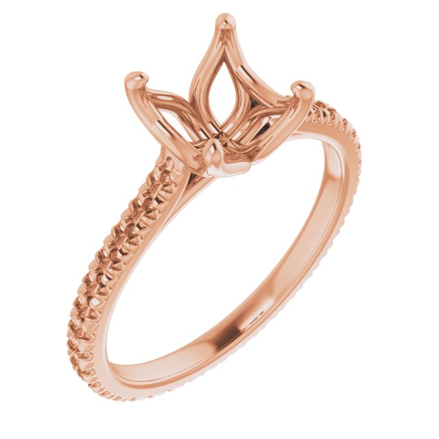 Accented Eternity-Style Engagement Ring