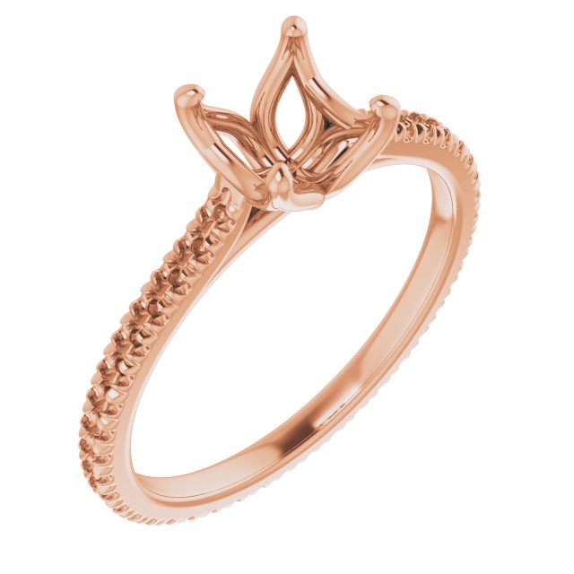 Accented Eternity-Style Engagement Ring