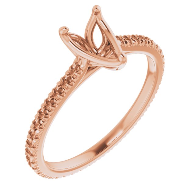 Accented Eternity-Style Engagement Ring