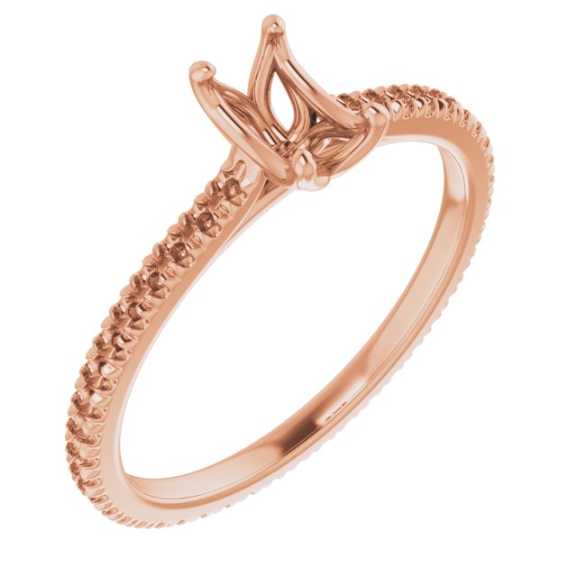 Accented Eternity-Style Engagement Ring