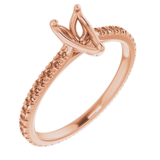 Accented Eternity-Style Engagement Ring