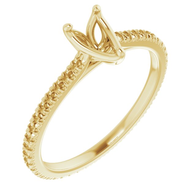 Accented Eternity-Style Engagement Ring