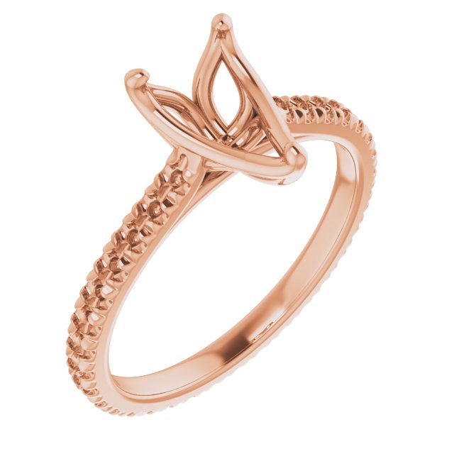 Accented Eternity-Style Engagement Ring