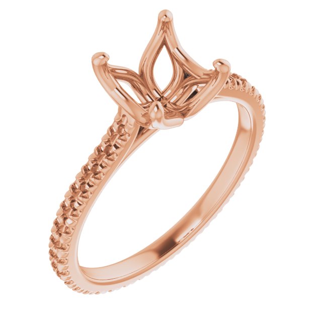 Accented Eternity-Style Engagement Ring