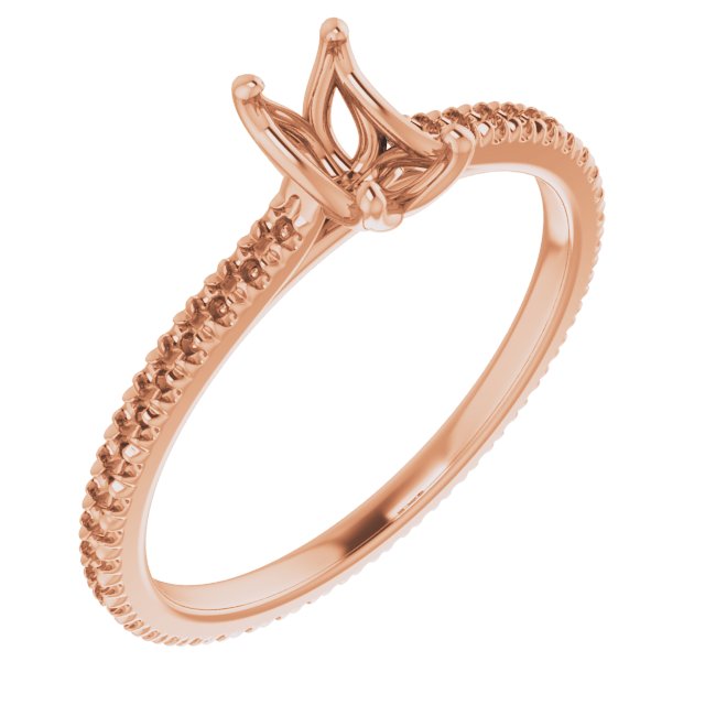 Accented Eternity-Style Engagement Ring