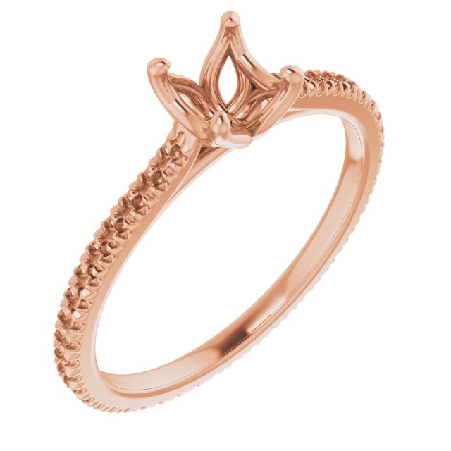 Accented Eternity-Style Engagement Ring