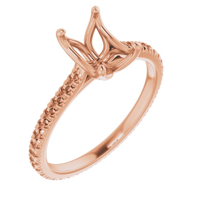 Accented Eternity-Style Engagement Ring
