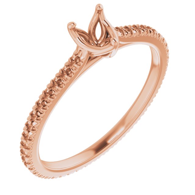 Accented Eternity-Style Engagement Ring
