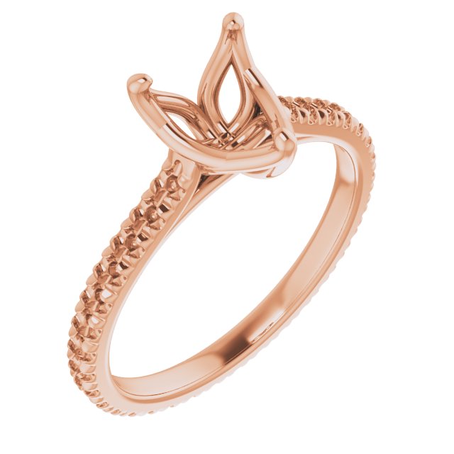 Accented Eternity-Style Engagement Ring