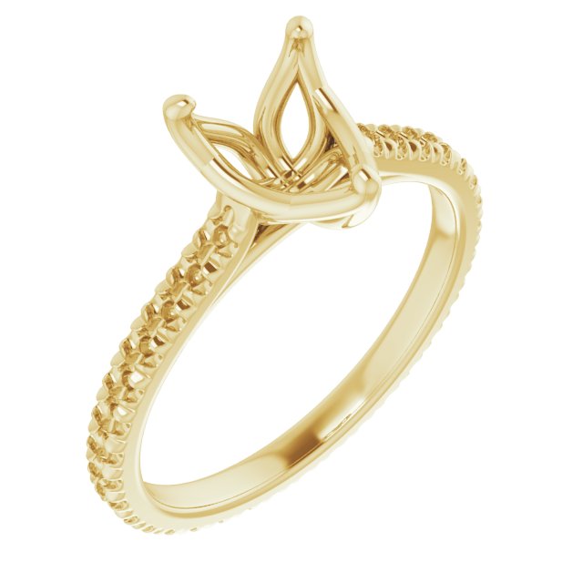 Accented Eternity-Style Engagement Ring