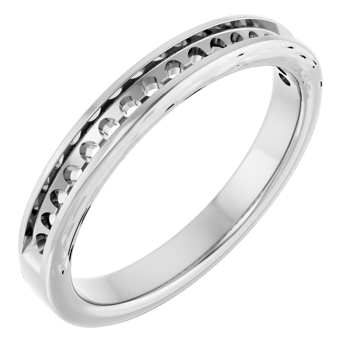 14K White 1/4 CTW Diamond Anniversary Band 