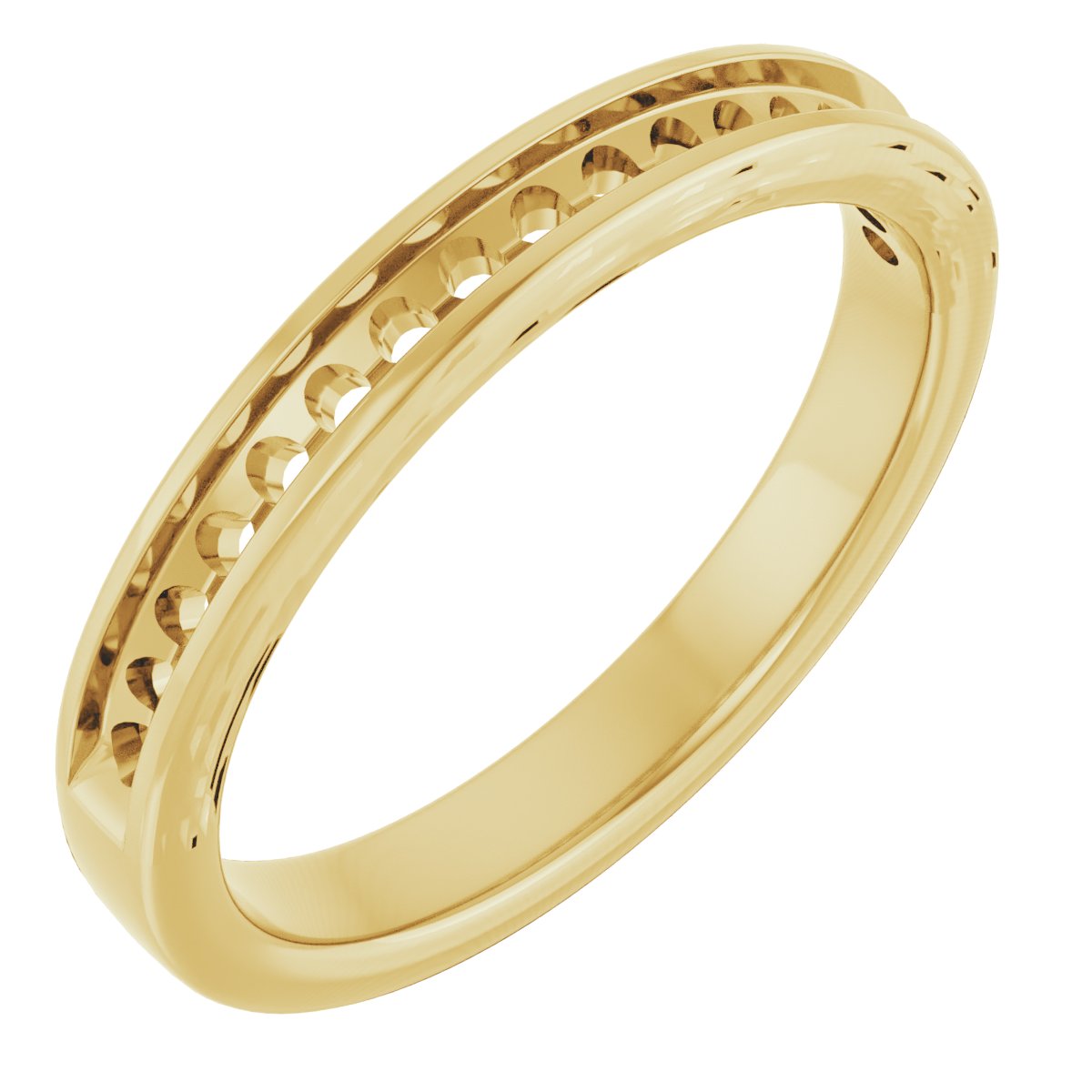 14K Yellow 1/4 CTW Diamond Anniversary Band 