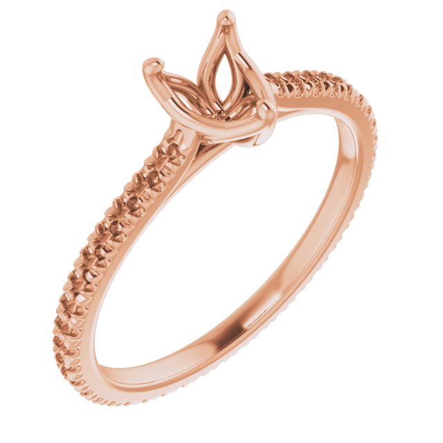 Accented Eternity-Style Engagement Ring