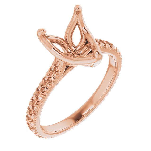 Accented Eternity-Style Engagement Ring
