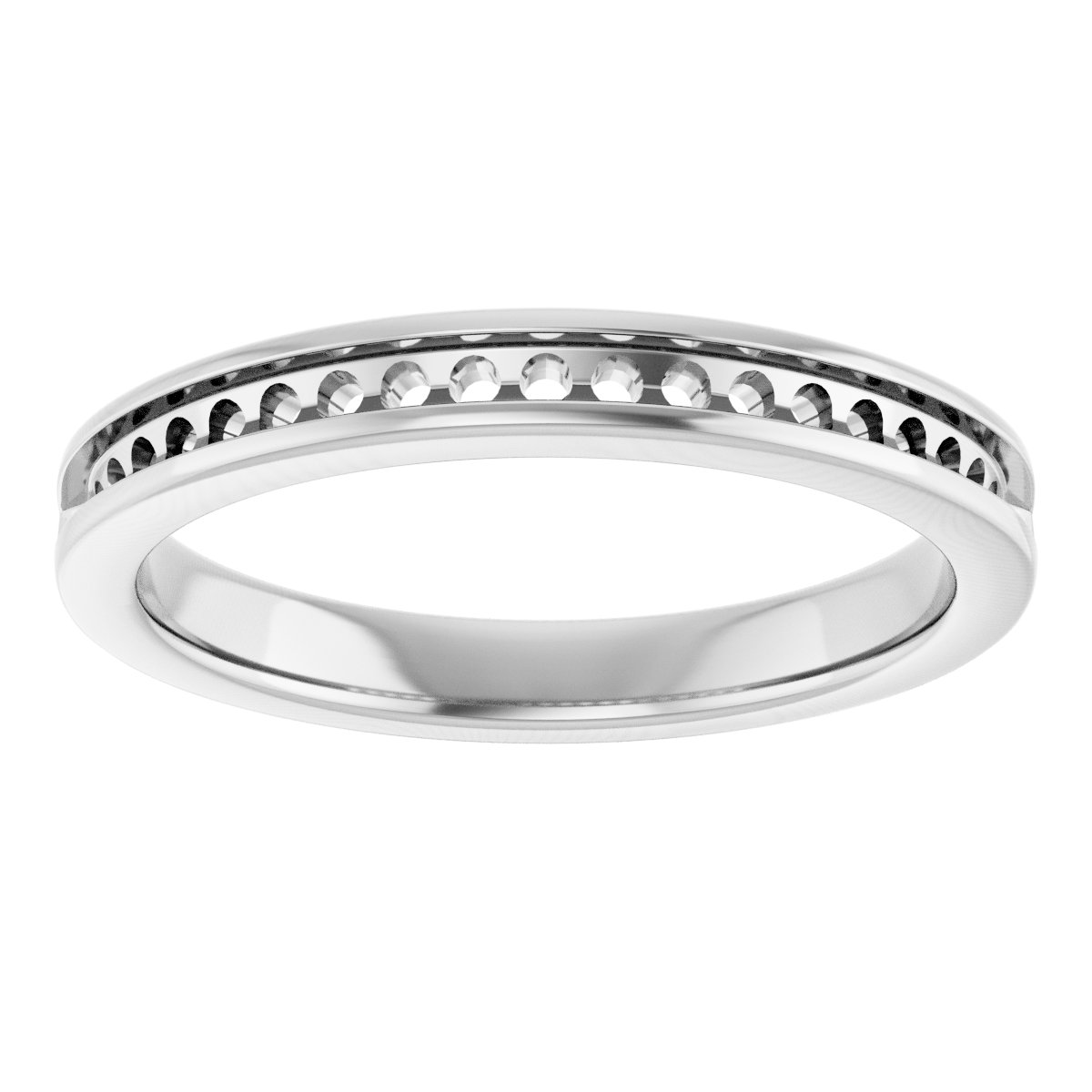 14K White 1/4 CTW Diamond Anniversary Band 