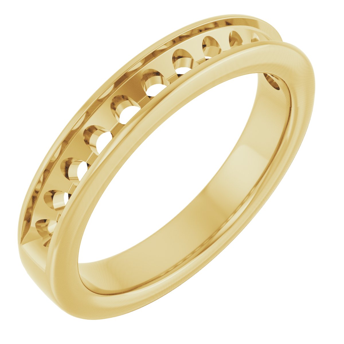 14K Yellow 3/4 CTW Diamond Anniversary Band