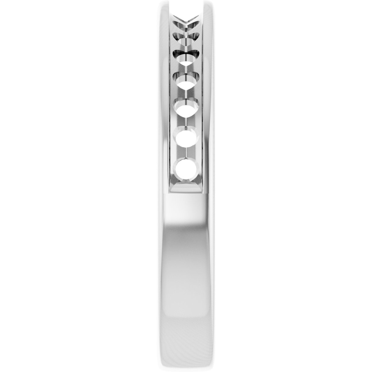 14K White 1/2 CTW Lab-Grown Diamond Anniversary Band