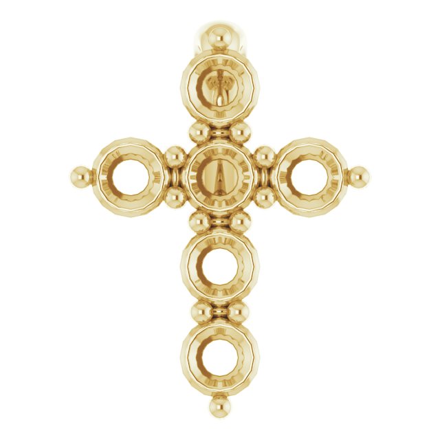 Accented Cross Necklace or Pendant