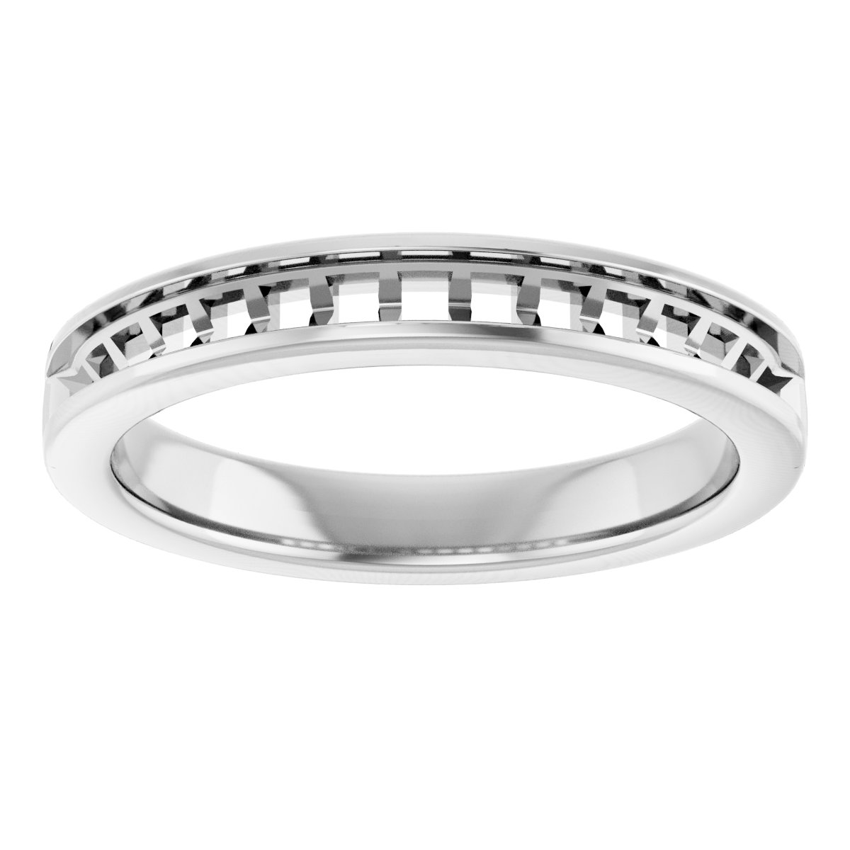 14K White 3/4 CTW Diamond Anniversary Band