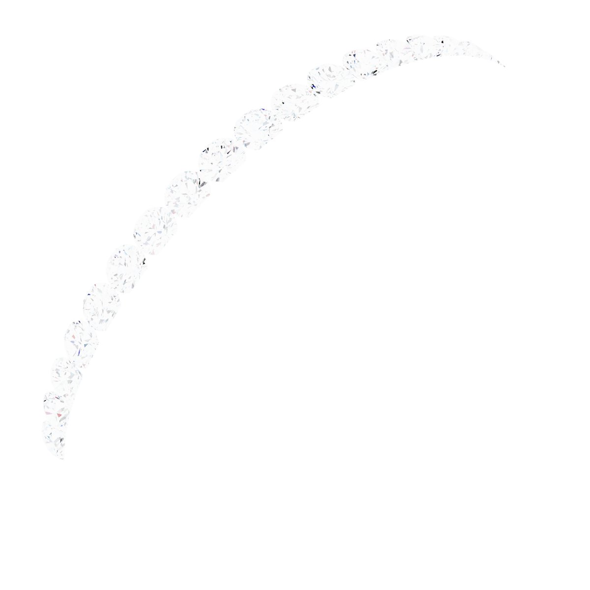 14K White 3/4 CTW Lab-Grown Diamond Anniversary Band