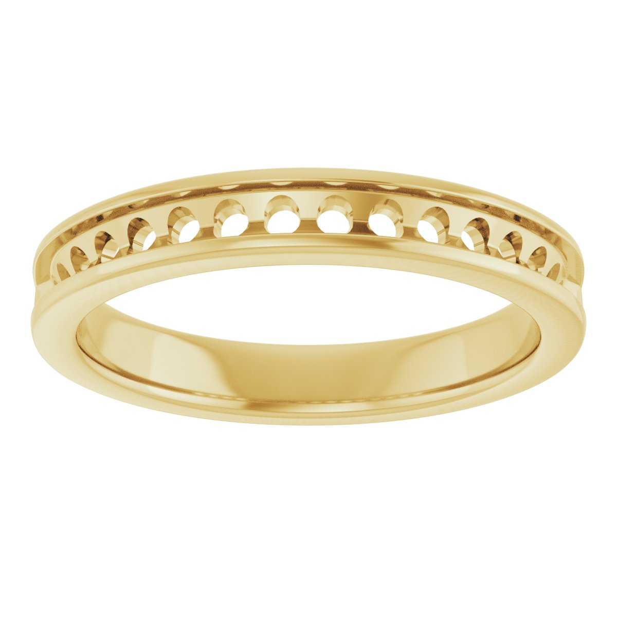 14K Yellow 1/2 CTW Lab-Grown Diamond Anniversary Band