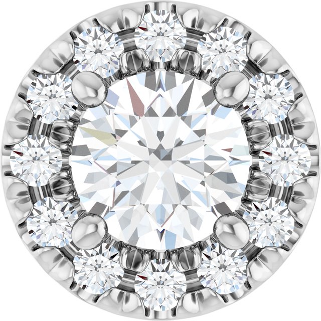 14k White Gold