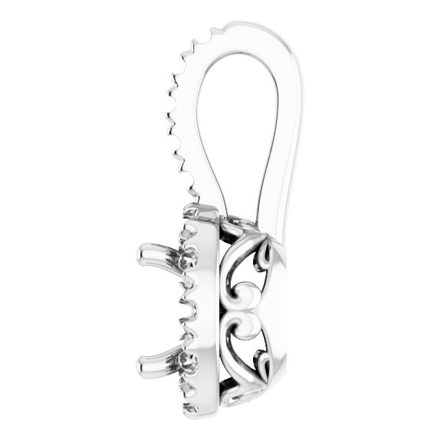 4.5x4.5 mm Square Pendant Mounting view 3
