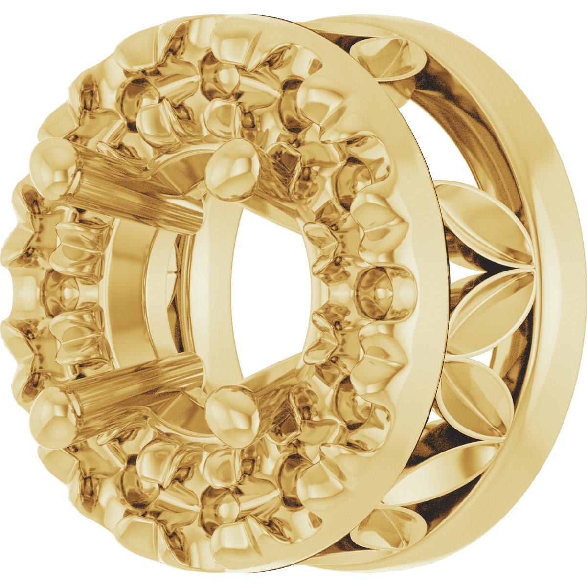 Alternative view of Halo-Style Pendant