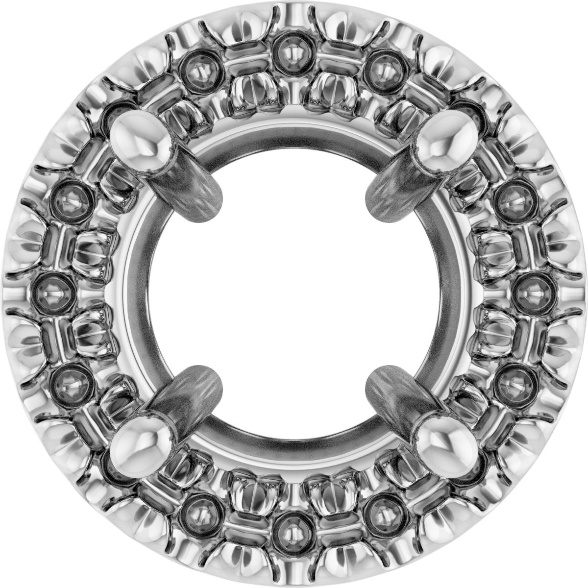 Halo-Style Pendant