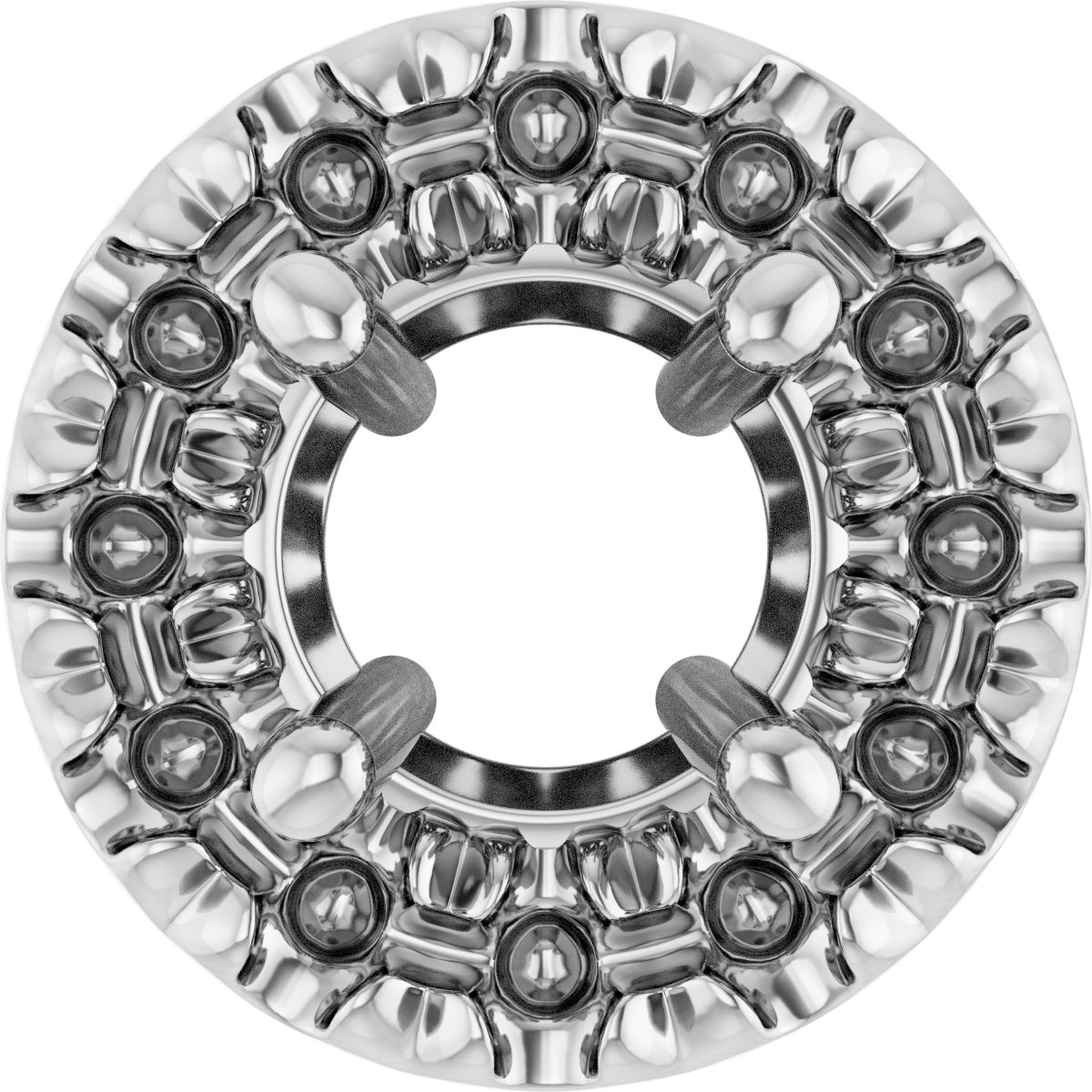 Halo-Style Pendant